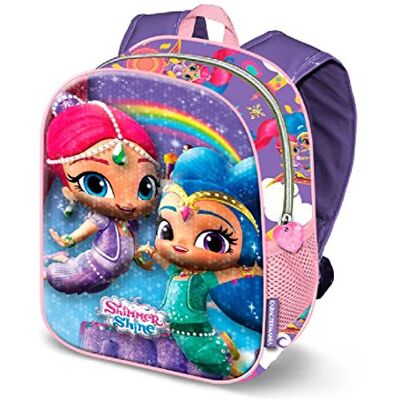KARACTERMANIA Shimmer und Shine Rainbow-3D Rucksack (Klein) Sac à Dos Enfants, Bleu KARACTERMANIA Shimmer und Shine Rainbow-3D Rucksack (Klein) Sac à Dos Enfants, Bleu