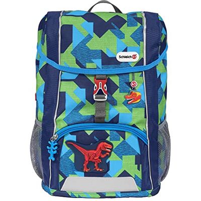 Step by Step Ensemble sac à dos Kid, avec coussin de siège, mini bords ergonomiques avec sangle de poitrine amovible, pour maternelle, maternelle et loisirs, 13 l, Velociraptor Bleu-vert Step by Step Ensemble sac à dos Kid, avec coussin de siège, mini bords ergonomiques avec sangle de poitrine amovible, pour maternelle, maternelle et loisirs, 13 l, Velociraptor Bleu-vert