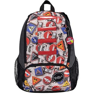 Totto 2018 Sac à Dos Enfants, 44 cm, 21.78 liters, Multicolore (Multicolor), Multicolore (Multicolor), 44 centimeters, Sac à dos enfants Totto 2018 Sac à Dos Enfants, 44 cm, 21.78 liters, Multicolore (Multicolor), Multicolore (Multicolor), 44 centimeters, Sac à dos enfants