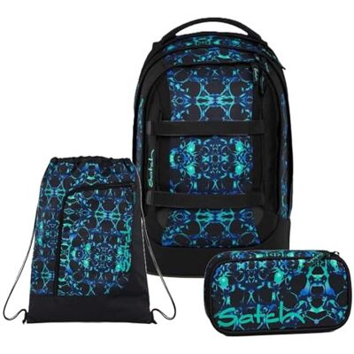 Satch Ensemble sac à dos d'écolier 3 pièces avec trousse et sac de sport Satch Ensemble sac à dos d'écolier 3 pièces avec trousse et sac de sport