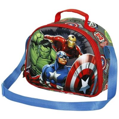 Marvel Sac à déjeuner 3D, 25,5 x 20 cm, Avengers Invencible, One size, Sac à déjeuner 3D Marvel Sac à déjeuner 3D, 25,5 x 20 cm, Avengers Invencible, One size, Sac à déjeuner 3D
