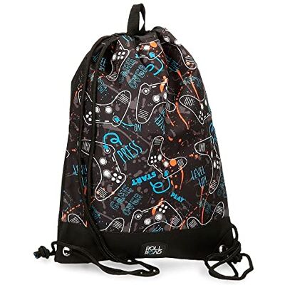 ROLL ROAD Gamers Sac à dos Noir 32 x 42 cm Polyester, Noir , Sac à dos, Noir, Sac à dos ROLL ROAD Gamers Sac à dos Noir 32 x 42 cm Polyester, Noir , Sac à dos, Noir, Sac à dos
