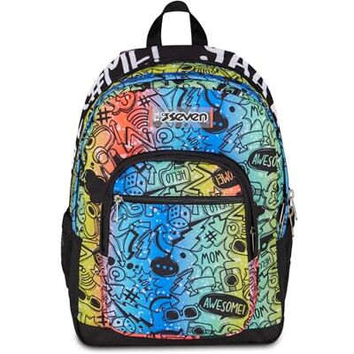 Sac à Dos Seven Freethink - Ergonomique, Double Compartiment, Poche pour Ordinateur - Sac Sac à Dos Seven Freethink - Ergonomique, Double Compartiment, Poche pour Ordinateur - Sac