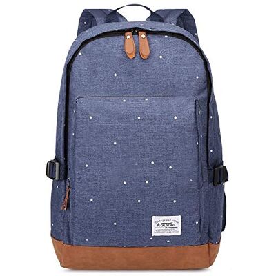 KAUKKO Sac à dos beau et bien pensé avec compartiment pour ordinateur portable 15" pour école, université, 22 l KAUKKO Sac à dos beau et bien pensé avec compartiment pour ordinateur portable 15" pour école, université, 22 l
