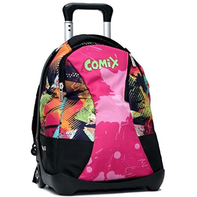 Comix Sac à Dos Trolley Amovible Fuchsia x Comix Sac à Dos Trolley Amovible Fuchsia x