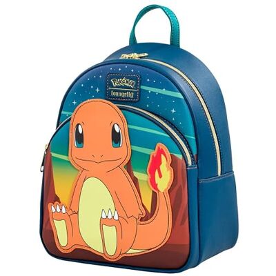 Loungefly Pokemon Charmander Mini sac à dos en cuir, multicolore, mini, décontracté, multicolore, mini, multicolore, mini Loungefly Pokemon Charmander Mini sac à dos en cuir, multicolore, mini, décontracté, multicolore, mini, multicolore, mini