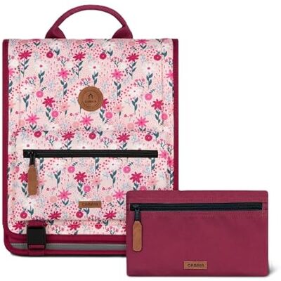 CABAIA Cartable pour enfants, rose clair, L CABAIA Cartable pour enfants, rose clair, L
