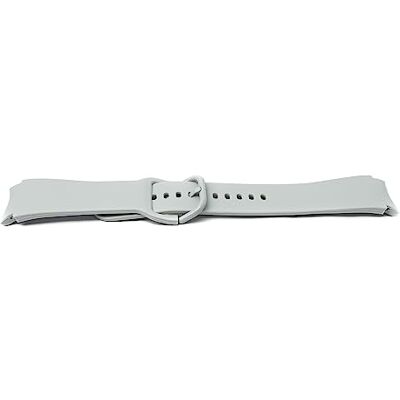 SYSTEM-S Bracelet 20 mm en silicone pour montre connectée Samsung Galaxy Watch 5 4 Gris, gris, Eine Grösse, Classique SYSTEM-S Bracelet 20 mm en silicone pour montre connectée Samsung Galaxy Watch 5 4 Gris, gris, Eine Grösse, Classique