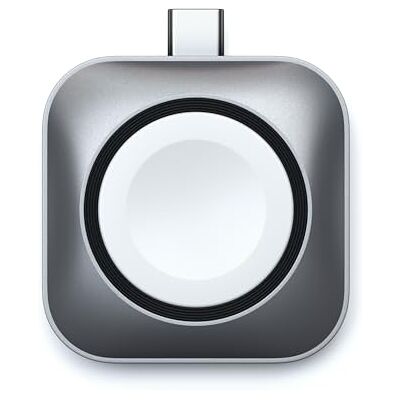SATECHI Chargeur Magnétique USB C 5W pour Apple Watch Ultra 3 2 1, Séries 11 et Antérieures et AirPods, Design Compact en Aluminium, Base de Charge Sans Fil Certifiée MFi – Câble non inclus SATECHI Chargeur Magnétique USB C 5W pour Apple Watch Ultra 3 2 1, Séries 11 et Antérieures et AirPods, Design Compact en Aluminium, Base de Charge Sans Fil Certifiée MFi – Câble non inclus
