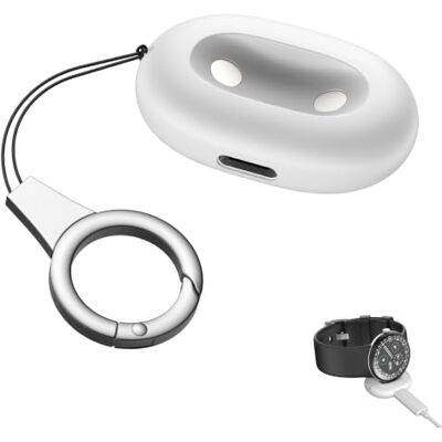 TiMOVO Chargeur portable compatible avec Google Pixel Watch 4 41 mm/45 mm Station de charge magnétique pour Pixel Watch 4, charge rapide compacte avec support latéral, pratique pour les déplacements TiMOVO Chargeur portable compatible avec Google Pixel Watch 4 41 mm/45 mm Station de charge magnétique pour Pixel Watch 4, charge rapide compacte avec support latéral, pratique pour les déplacements