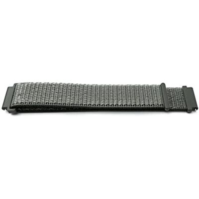 SYSTEM-S Bracelet de 20 mm en nylon pour montre intelligente Huawei Watch en gris, vert foncé/gris, Eine Grösse, Classique SYSTEM-S Bracelet de 20 mm en nylon pour montre intelligente Huawei Watch en gris, vert foncé/gris, Eine Grösse, Classique