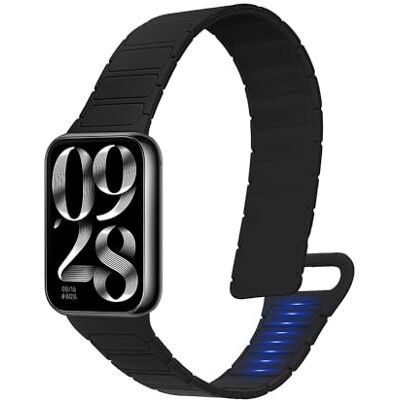 kwmobile Bracelet compatible avec Xiaomi Smart Band 8 Pro/Band 9 Pro/Redmi Watch 5 / Redmi Watch 4 Bracelet de rechange pour fitness tracker en silicone Noir kwmobile Bracelet compatible avec Xiaomi Smart Band 8 Pro/Band 9 Pro/Redmi Watch 5 / Redmi Watch 4 Bracelet de rechange pour fitness tracker en silicone Noir