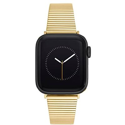 Anne Klein Bracelet chaîne tendance pour Apple Watch, sécurisé, réglable, bracelet de rechange pour Apple Watch, s'adapte à la plupart des poignets Anne Klein Bracelet chaîne tendance pour Apple Watch, sécurisé, réglable, bracelet de rechange pour Apple Watch, s'adapte à la plupart des poignets