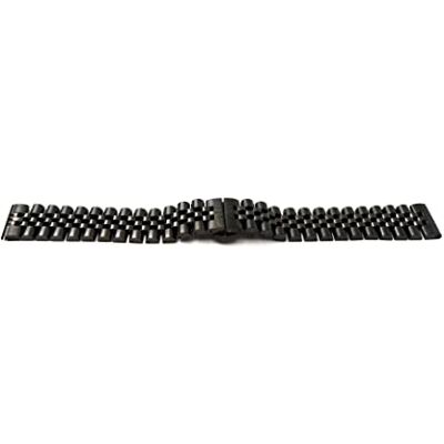 SYSTEM-S Bracelet 20mm en Métal pour Samsung Galaxy Watch 4 Smartwatch Noir, Métallisé/noir, Eine Grösse SYSTEM-S Bracelet 20mm en Métal pour Samsung Galaxy Watch 4 Smartwatch Noir, Métallisé/noir, Eine Grösse