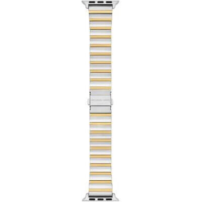 Michael Kors Women's Stainless steel or acetate strap, compatible with 38mm/40mm/41mm Apple Watch® Michael Kors Women's Stainless steel or acetate strap, compatible with 38mm/40mm/41mm Apple Watch®
