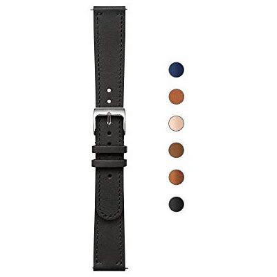Withings Nokia 4381647 Bracelet de montre Cuir, Acier inoxydable Noir Withings Nokia 4381647 Bracelet de montre Cuir, Acier inoxydable Noir