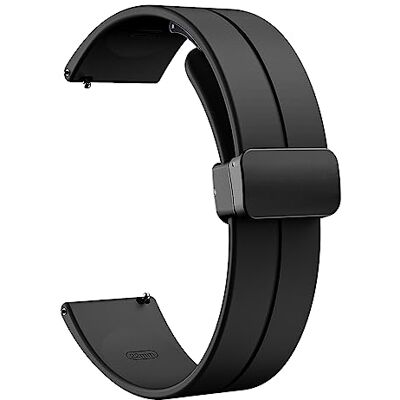 TiMOVO Universal 22mm Magnetic Silicone Watch Bands, Quick Release TiMOVO Universal 22mm Magnetic Silicone Watch Bands, Quick Release