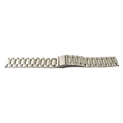 SYSTEM-S Bracelet de 20 mm en métal pour montre connectée Samsung Galaxy Watch 4 Gris, Gris métallisé, Eine Grösse, Classique SYSTEM-S Bracelet de 20 mm en métal pour montre connectée Samsung Galaxy Watch 4 Gris, Gris métallisé, Eine Grösse, Classique
