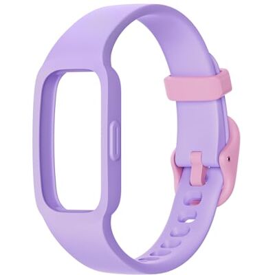 BIGGERFIVE Bracelet de rechange réglable compatible avec le moniteur de fitness Vigor 3 pour enfant Violet BIGGERFIVE Bracelet de rechange réglable compatible avec le moniteur de fitness Vigor 3 pour enfant Violet