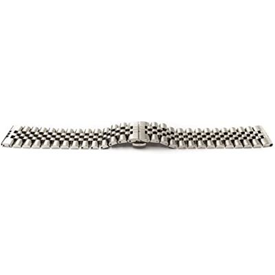 SYSTEM-S Bracelet de 20 mm en métal pour montre connectée Samsung Galaxy Watch 4 Gris, Gris métallisé, Eine Grösse, Classique SYSTEM-S Bracelet de 20 mm en métal pour montre connectée Samsung Galaxy Watch 4 Gris, Gris métallisé, Eine Grösse, Classique