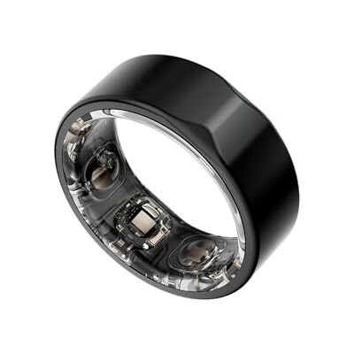 Beafon , felixx SR31T Bague intelligente en titane Noir Taille 11 (64 mm) Suivi de fitness, fréquence cardiaque, oxygène sanguin et pression artérielle, suivi du sommeil, gestion du stress, IP68 Beafon , felixx SR31T Bague intelligente en titane Noir Taille 11 (64 mm) Suivi de fitness, fréquence cardiaque, oxygène sanguin et pression artérielle, suivi du sommeil, gestion du stress, IP68