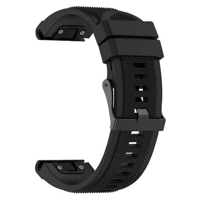PHONILLICO Bracelet pour Garmin Fenix 7X / Fenix 6X / Fenix 5X / Fenix 3 / Descent Mk1 / Descent Mk2 / D2 Delta PX/Enduro/Tactix Delta Solar/Quatix 6X / Quatix 3 Silicone Noir 26mm QuickFit PHONILLICO Bracelet pour Garmin Fenix 7X / Fenix 6X / Fenix 5X / Fenix 3 / Descent Mk1 / Descent Mk2 / D2 Delta PX/Enduro/Tactix Delta Solar/Quatix 6X / Quatix 3 Silicone Noir 26mm QuickFit