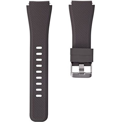 SYSTEM-S Bracelet flexible en silicone pour montre connectée Samsung Gear S3 Marron 22 mm, marron, Eine Grösse SYSTEM-S Bracelet flexible en silicone pour montre connectée Samsung Gear S3 Marron 22 mm, marron, Eine Grösse
