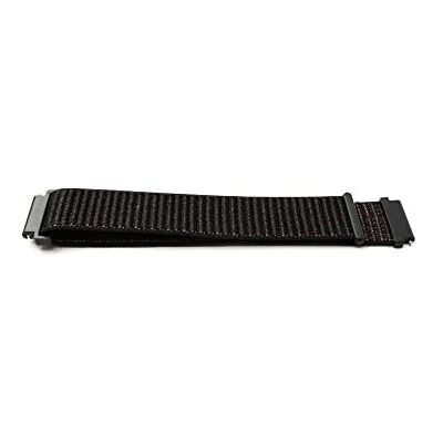 SYSTEM-S Bracelet de 20 mm en nylon pour montre intelligente Huawei Watch en noir, Noir, Eine Grösse, Classique SYSTEM-S Bracelet de 20 mm en nylon pour montre intelligente Huawei Watch en noir, Noir, Eine Grösse, Classique