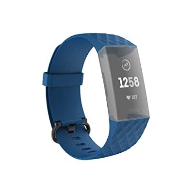 Hama Bracelet de montre Fitbit Charge 3 et Charge 4-22 mm Bracelet de rechange réglable en polyuréthane thermoplastique Boucle en acier inoxydable Bleu, bleu, Bracelet Hama Bracelet de montre Fitbit Charge 3 et Charge 4-22 mm Bracelet de rechange réglable en polyuréthane thermoplastique Boucle en acier inoxydable Bleu, bleu, Bracelet