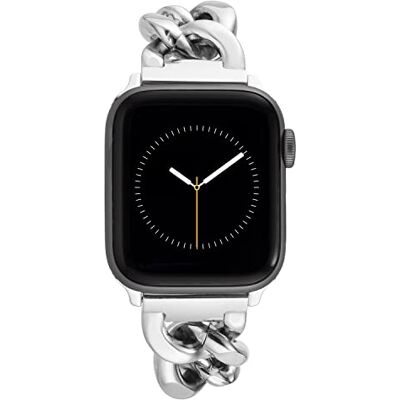Anne Klein Fashion Bracelet for Apple Watch, Secure, Adjustable, Apple Watch Replacement Band, Fits Most WristsSilver,38/40/41mm Anne Klein Fashion Bracelet for Apple Watch, Secure, Adjustable, Apple Watch Replacement Band, Fits Most WristsSilver,38/40/41mm