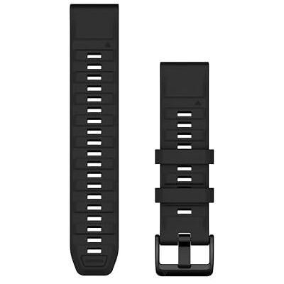 Garmin Bracelet de montre Quick Fit 22mm Silicone Noir Garmin Bracelet de montre Quick Fit 22mm Silicone Noir