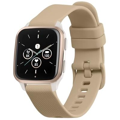 kwmobile Bracelets compatibles avec Garmin Venu Sq 2 Music/Sq 2/Vivoactive 6/Vivoactive 5 2 bracelets de rechange en silicone pour montre connectée ou traqueur d'activité Noir/gris, Large kwmobile Bracelets compatibles avec Garmin Venu Sq 2 Music/Sq 2/Vivoactive 6/Vivoactive 5 2 bracelets de rechange en silicone pour montre connectée ou traqueur d'activité Noir/gris, Large