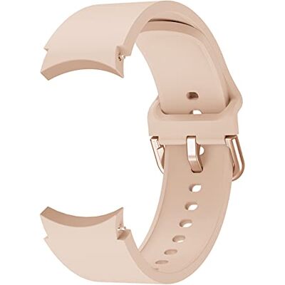 SYSTEM-S Bracelet flexible en silicone pour montre connectée Samsung Galaxy Watch 4 Rose 20 mm, rose bonbon, Eine Grösse, Classique SYSTEM-S Bracelet flexible en silicone pour montre connectée Samsung Galaxy Watch 4 Rose 20 mm, rose bonbon, Eine Grösse, Classique