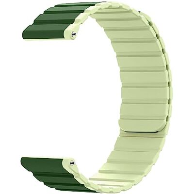 SYSTEM-S Bracelet en silicone magnétique 22 mm pour Samsung Galaxy Watch 5 4 vert, vert, Eine Grösse, vert, Eine Grösse, Élégant SYSTEM-S Bracelet en silicone magnétique 22 mm pour Samsung Galaxy Watch 5 4 vert, vert, Eine Grösse, vert, Eine Grösse, Élégant