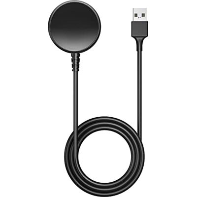 MoKo Chargeur Compatible avec Samsung Galaxy Watch 4/4 Classic/Galaxy Watch 3 41mm 45mm/Galaxy Watch Active 1/2 40mm 44mm, Station de Charge avec Câble de Chargement USB 100cm Noir MoKo Chargeur Compatible avec Samsung Galaxy Watch 4/4 Classic/Galaxy Watch 3 41mm 45mm/Galaxy Watch Active 1/2 40mm 44mm, Station de Charge avec Câble de Chargement USB 100cm Noir