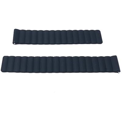 SYSTEM-S Bracelet 20 mm en silicone magnétique pour montre intelligente en noir, Noir, Eine Grösse, Classique SYSTEM-S Bracelet 20 mm en silicone magnétique pour montre intelligente en noir, Noir, Eine Grösse, Classique