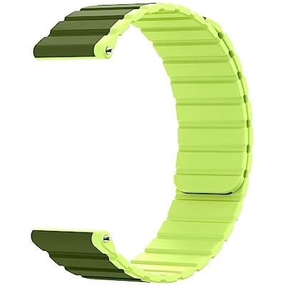 SYSTEM-S Bracelet 20mm Silicone Magnétique pour Samsung Galaxy Watch 5 4 Vert, vert, Eine Grösse, Classique SYSTEM-S Bracelet 20mm Silicone Magnétique pour Samsung Galaxy Watch 5 4 Vert, vert, Eine Grösse, Classique