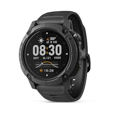 COROS NOMAD sport-GPS-horloge, 1,3-inch MIP-touchscreen- Zwart COROS NOMAD sport-GPS-horloge, 1,3-inch MIP-touchscreen- Zwart