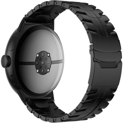 Wigento Bracelet en alliage de titane pour Google Pixel Watch 4 + 3 45 mm, fermoir en acier inoxydable, réglable, confortable, élégant Noir, Google Pixel Watch 4 + 3 45mm, Acier inoxydable, Pas de Wigento Bracelet en alliage de titane pour Google Pixel Watch 4 + 3 45 mm, fermoir en acier inoxydable, réglable, confortable, élégant Noir, Google Pixel Watch 4 + 3 45mm, Acier inoxydable, Pas de