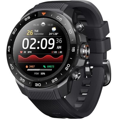 Mibro GS Explorer S Montre intelligente robuste pour homme, lunette en 48 mm, durabilité de qualité militaire, batterie de plus de 20 jours, 10 ATM, AMOLED de 3,35 cm, appels Bluetooth Mibro GS Explorer S Montre intelligente robuste pour homme, lunette en 48 mm, durabilité de qualité militaire, batterie de plus de 20 jours, 10 ATM, AMOLED de 3,35 cm, appels Bluetooth