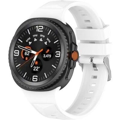 Wigento Bracelet en silicone pour montre connectée Samsung Galaxy Watch 9/8/8 Classic Ice Design Wigento Bracelet en silicone pour montre connectée Samsung Galaxy Watch 9/8/8 Classic Ice Design