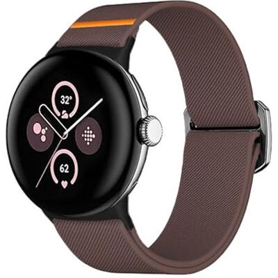 Wigento xDfind Bracelet en nylon élastique de qualité supérieure pour Google Pixel Watch 4/3/2/1 41 mm, Eine Grösse, Nylon, Pas de pierre précieuse Wigento xDfind Bracelet en nylon élastique de qualité supérieure pour Google Pixel Watch 4/3/2/1 41 mm, Eine Grösse, Nylon, Pas de pierre précieuse