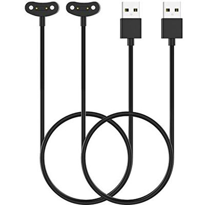MoKo 2 Pack Magnetic Charger Cable Compatible with Ticwatch Fast Charging Dock, 100cm/3.3ft USB cable,for Ticwatch Pro 5/Pro 3 Ultra GPS/Pro 3 GPS/Pro 3 LTE/Pro X/E3 MoKo 2 Pack Magnetic Charger Cable Compatible with Ticwatch Fast Charging Dock, 100cm/3.3ft USB cable,for Ticwatch Pro 5/Pro 3 Ultra GPS/Pro 3 GPS/Pro 3 LTE/Pro X/E3