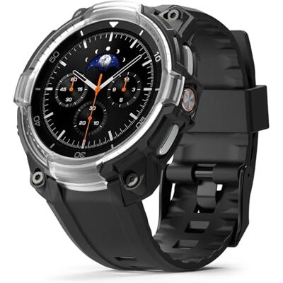 Ringke Rugged Gear pour Samsung Galaxy Watch 8 Classic 46mm Coque Antichoc Bracelet Sport Résistant TPU & Polycarbonate Protection Montre Connectée Respirant Fixation à Vis Accessoire Black Ringke Rugged Gear pour Samsung Galaxy Watch 8 Classic 46mm Coque Antichoc Bracelet Sport Résistant TPU & Polycarbonate Protection Montre Connectée Respirant Fixation à Vis Accessoire Black