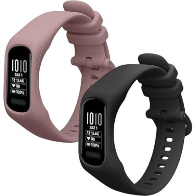 kwmobile Bracelet compatible avec Garmin vivosmart 5 / Smart 5 bracelet 2x de rechange en silicone pour fitness tracker kwmobile Bracelet compatible avec Garmin vivosmart 5 / Smart 5 bracelet 2x de rechange en silicone pour fitness tracker