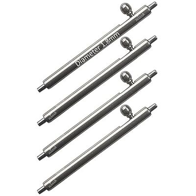 masar 19mm XSA180 Ø 1,8mm Barrette à Ressort à dégagement Rapide avec Ergot pour Bracelet Montre, Tige, Goupille, Pompe, Anse, Acier Inoxydable – Quick Release – Watch Spring Bar – 4 pcs masar 19mm XSA180 Ø 1,8mm Barrette à Ressort à dégagement Rapide avec Ergot pour Bracelet Montre, Tige, Goupille, Pompe, Anse, Acier Inoxydable – Quick Release – Watch Spring Bar – 4 pcs