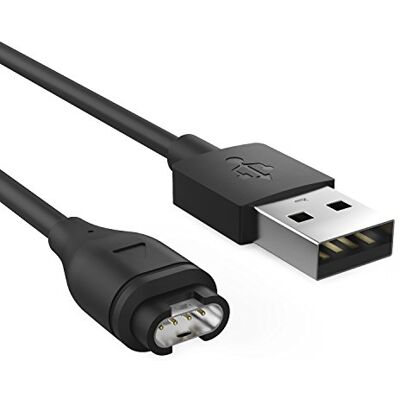 MoKo Charger Cable Compatible with Garmin Fenix 7/7S/7X/6/6S/6X Pro/5/5S/5X Plus/Vivoactive 3/4/4S/Forerunner 45/55/245/745/945/Venu 2S/2 Plus/Instinct, USB Data Sync Charging Cable Black MoKo Charger Cable Compatible with Garmin Fenix 7/7S/7X/6/6S/6X Pro/5/5S/5X Plus/Vivoactive 3/4/4S/Forerunner 45/55/245/745/945/Venu 2S/2 Plus/Instinct, USB Data Sync Charging Cable Black