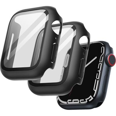 JETech Coque pour Apple Watch Series 9/8/7 45mm, Noir JETech Coque pour Apple Watch Series 9/8/7 45mm, Noir