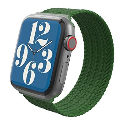 GEAR4 ZAGG Gear 4 Bracelet de montre tressé unisexe pour Apple 45/44/42 mm Vert forêt, vert forêt, Large, vert forêt, Large GEAR4 ZAGG Gear 4 Bracelet de montre tressé unisexe pour Apple 45/44/42 mm Vert forêt, vert forêt, Large, vert forêt, Large