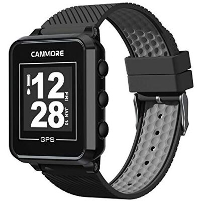 Canmore TW353 Montre GPS de golf pour homme et femme, écran LCD à contraste élevé, mise à jour gratuite de plus de 41 000 parcours préchargés dans le monde entier, accessoire de golf léger et Canmore TW353 Montre GPS de golf pour homme et femme, écran LCD à contraste élevé, mise à jour gratuite de plus de 41 000 parcours préchargés dans le monde entier, accessoire de golf léger et